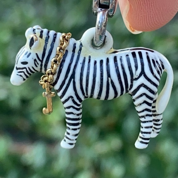 Y2K Juicy Couture ZEBRA Charm RARE VINTAGE SAFARI - Picture 1 of 16